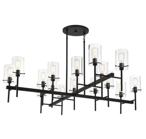 Savoy House - 1-1800-16-89 - 16 Light Chandelier - Vista - Matte Black