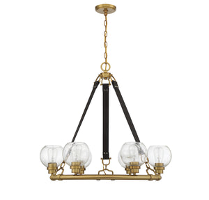 Savoy House - 1-1838-6-322 - Six Light Chandelier - Bozeman - Warm Brass