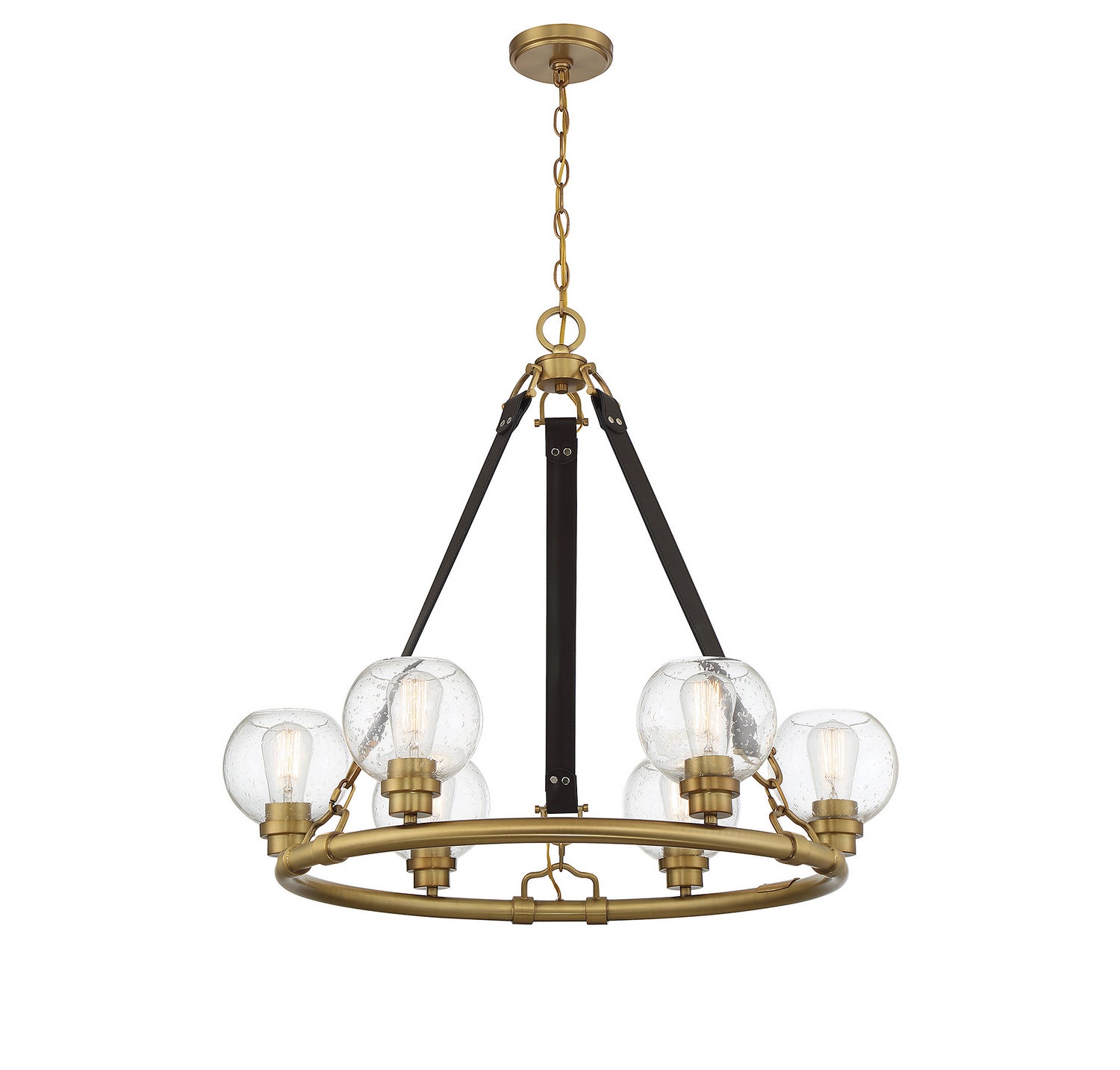 Savoy House - 1-1838-6-322 - Six Light Chandelier - Bozeman - Warm Brass