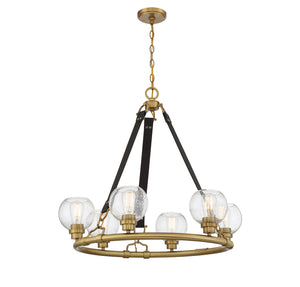 Savoy House - 1-1838-6-322 - Six Light Chandelier - Bozeman - Warm Brass