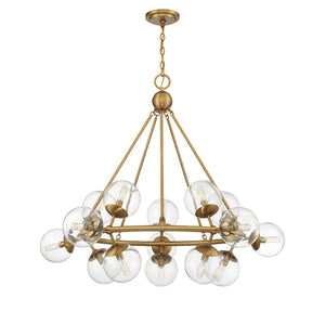 Savoy House - 1-1932-15-322 - 15 Light Chandelier - Orion - Warm Brass