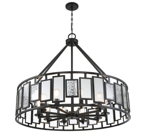 Savoy House - 1-1943-10-89 - Ten Light Chandelier - Deandre - Matte Black