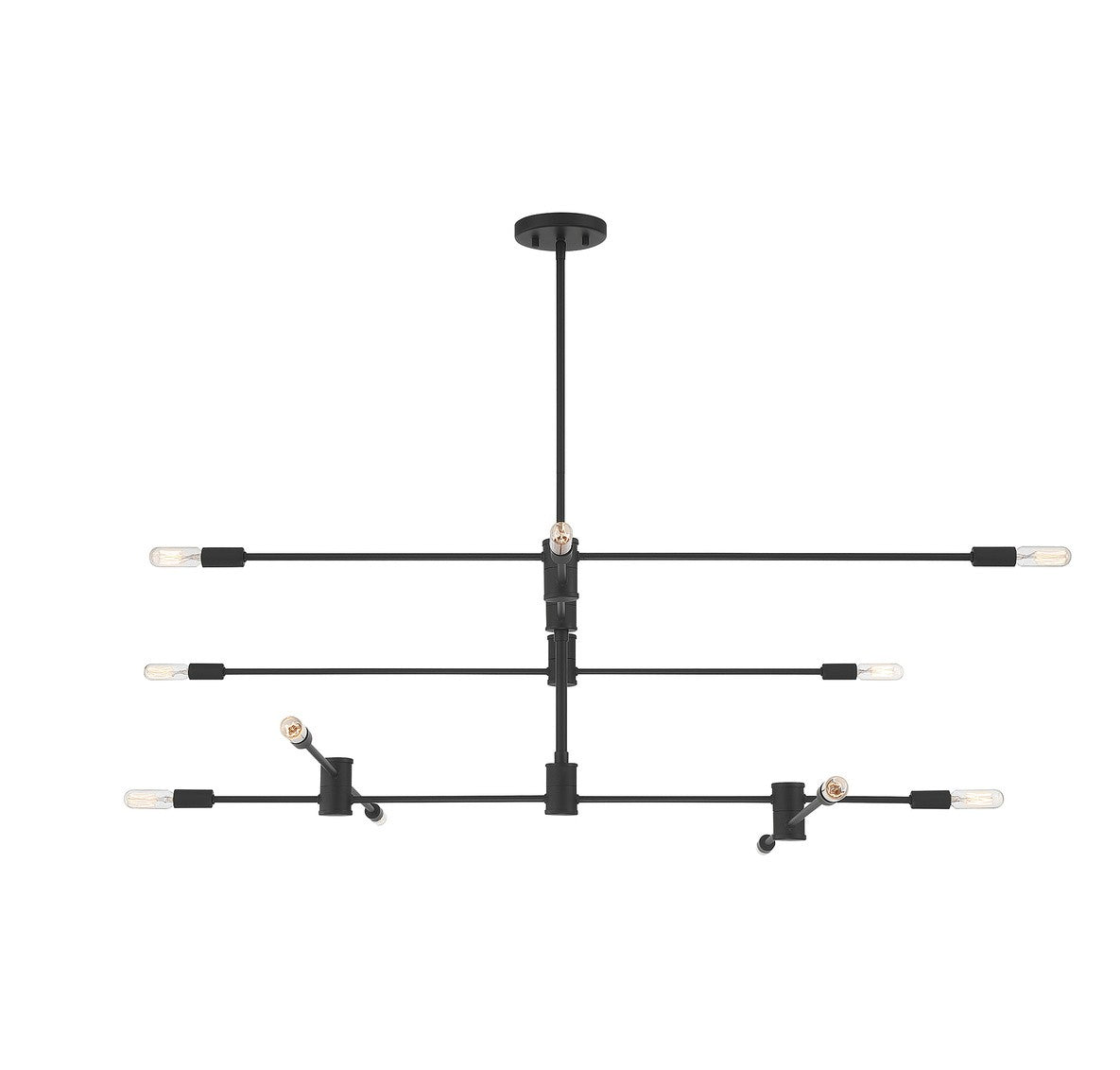 Savoy House - 1-7001-12-89 - 12 Light Chandelier - Lyrique - Matte Black