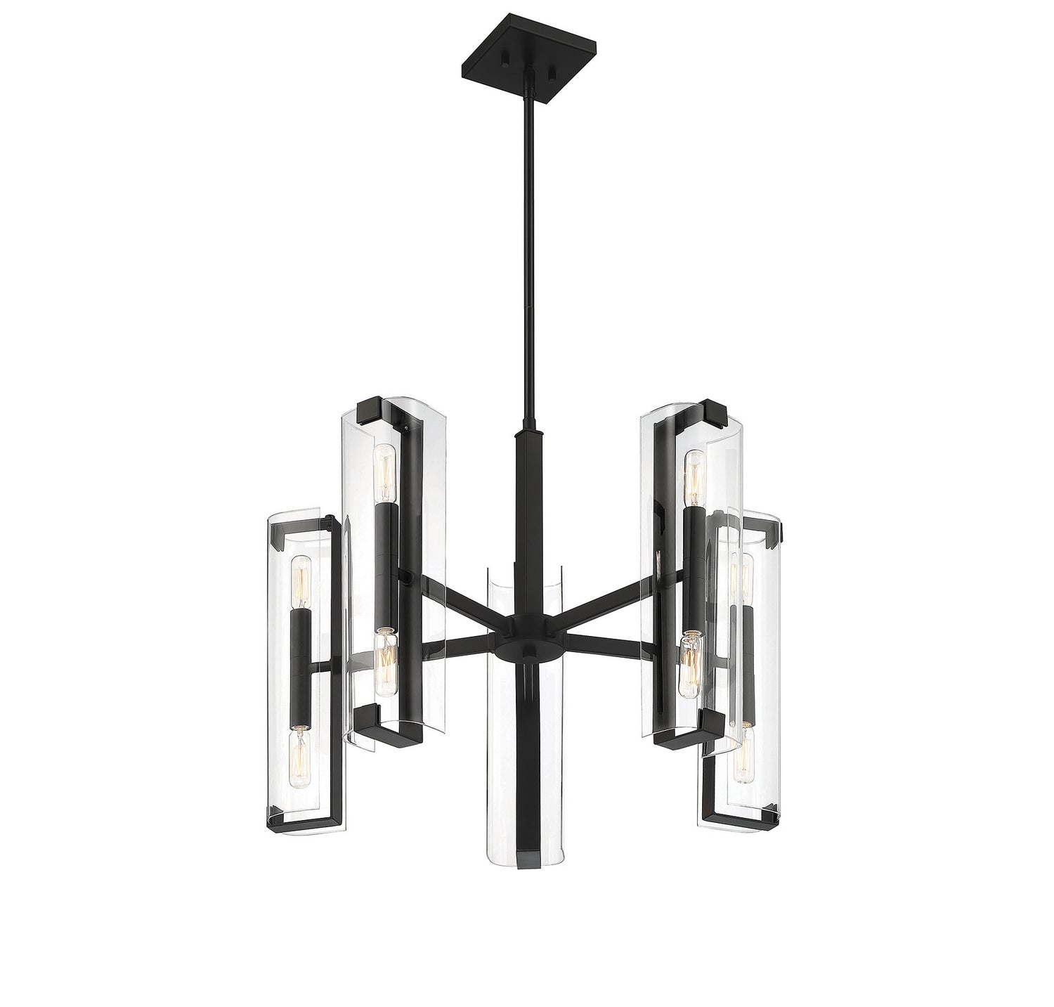 Savoy House - 1-9772-10-89 - Ten Light Chandelier - Winfield - Matte Black