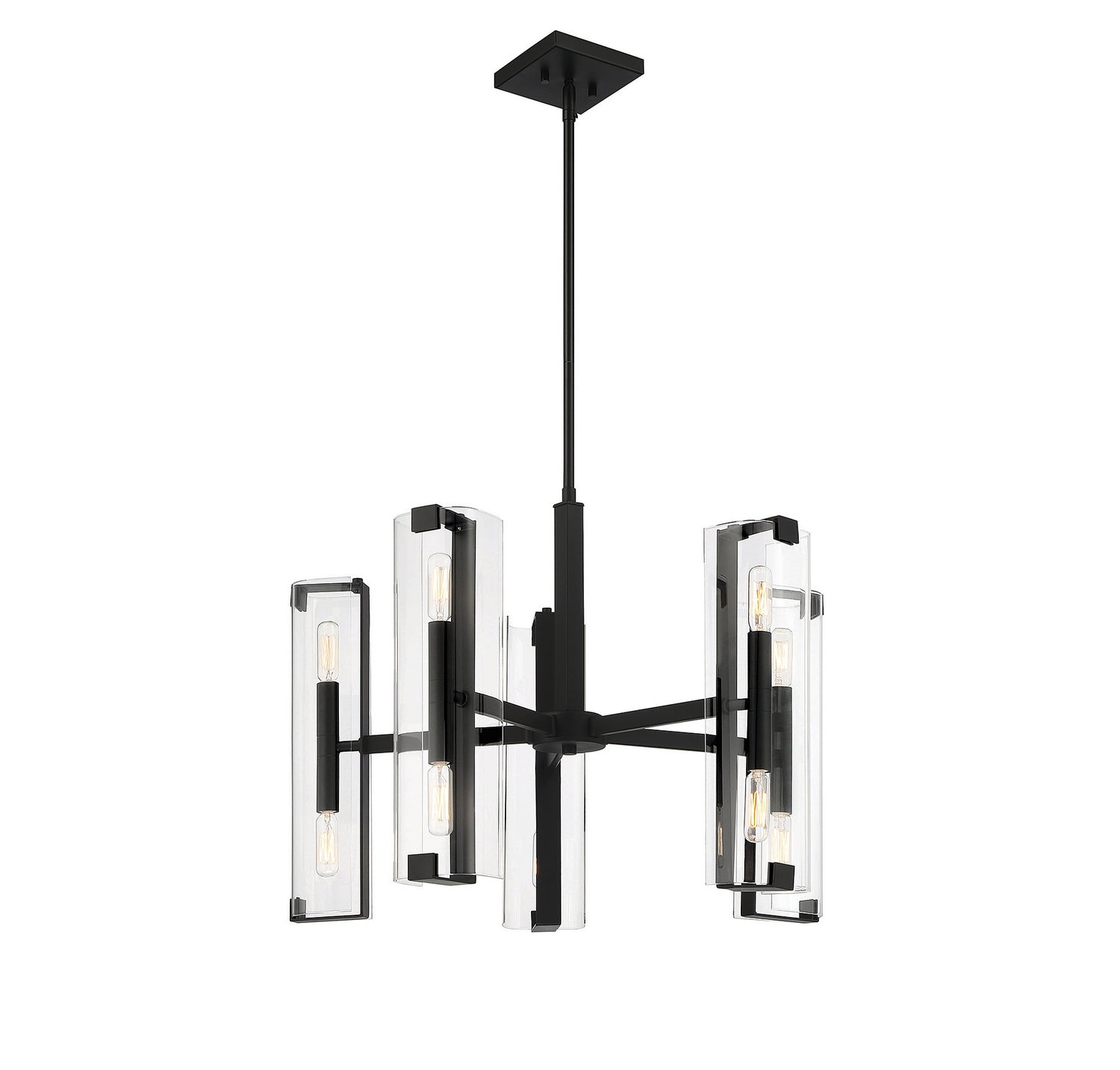 Savoy House - 1-9772-10-89 - Ten Light Chandelier - Winfield - Matte Black