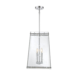 Savoy House - 3-1617-4-11 - Four Light Pendant - Kole - Polished Chrome