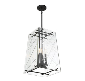 Savoy House - 3-1617-4-89 - Four Light Pendant - Kole - Matte Black