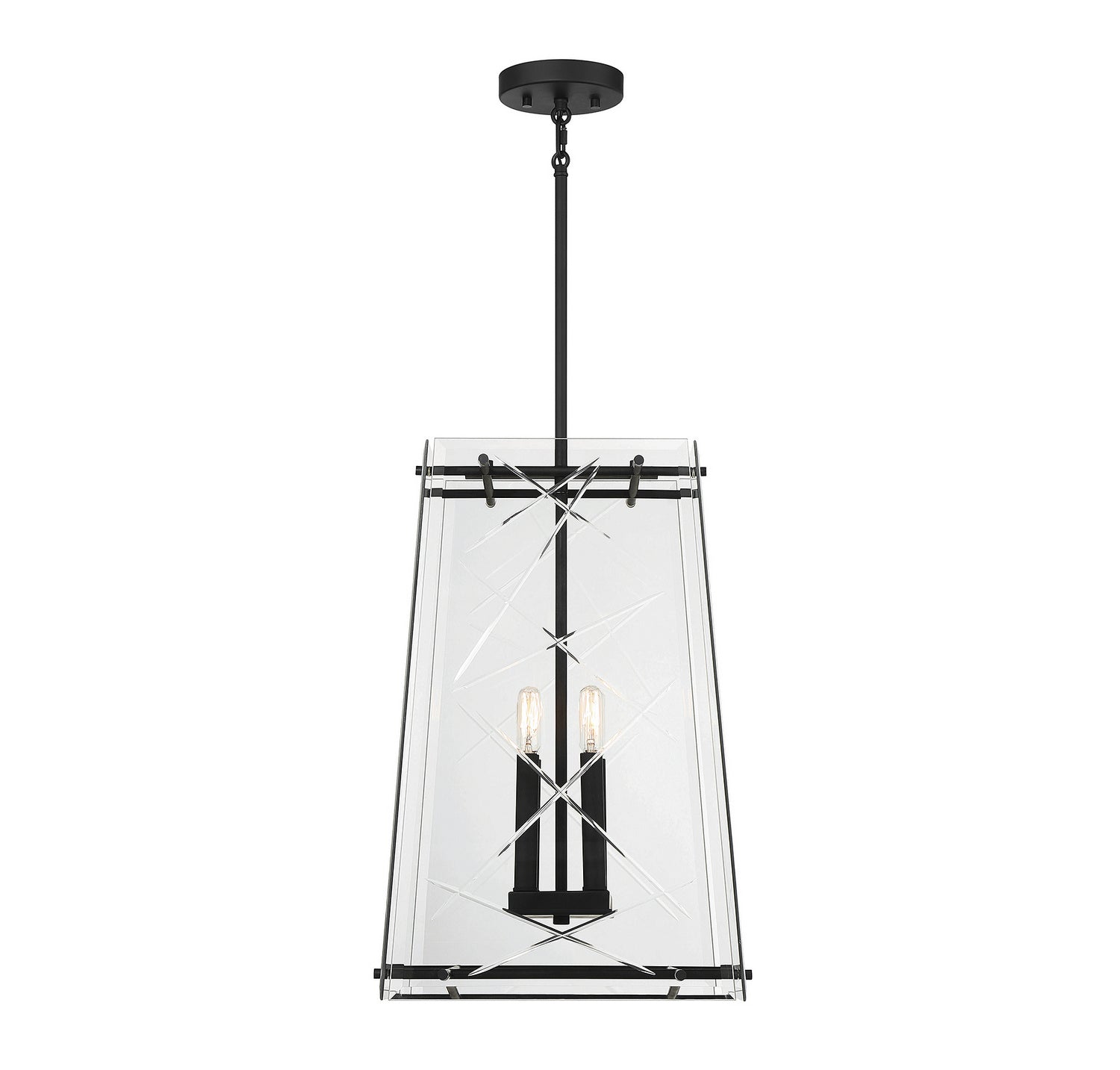 Savoy House - 3-1617-4-89 - Four Light Pendant - Kole - Matte Black