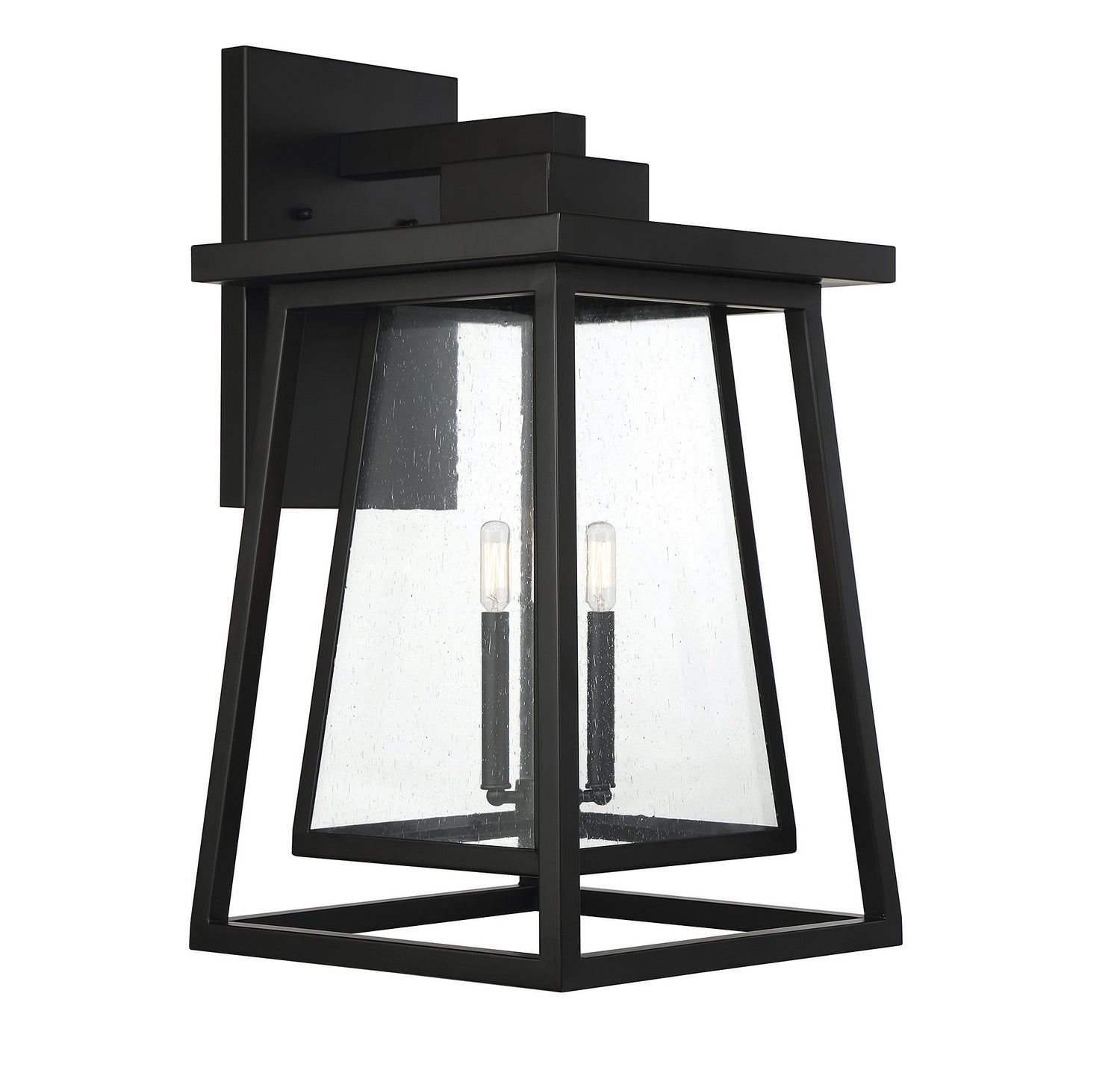 Savoy House - 5-2023-BK - Three Light Outdoor Wall Lantern - Denver - Matte Black