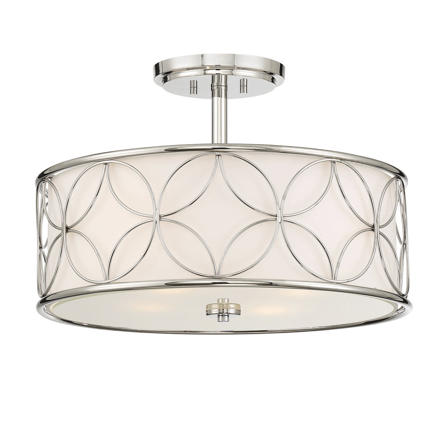 Savoy House - 6-1953-4-109 - Four Light Semi-Flush Mount - Reid - Polished Nickel