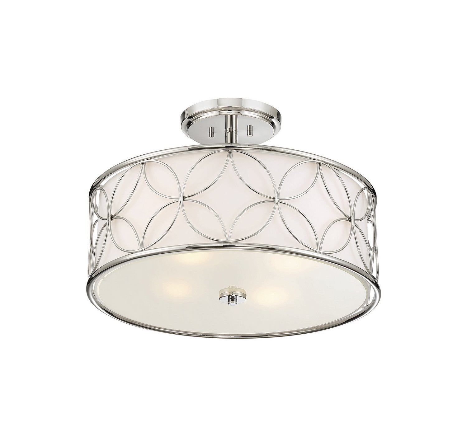 Savoy House - 6-1953-4-109 - Four Light Semi-Flush Mount - Reid - Polished Nickel