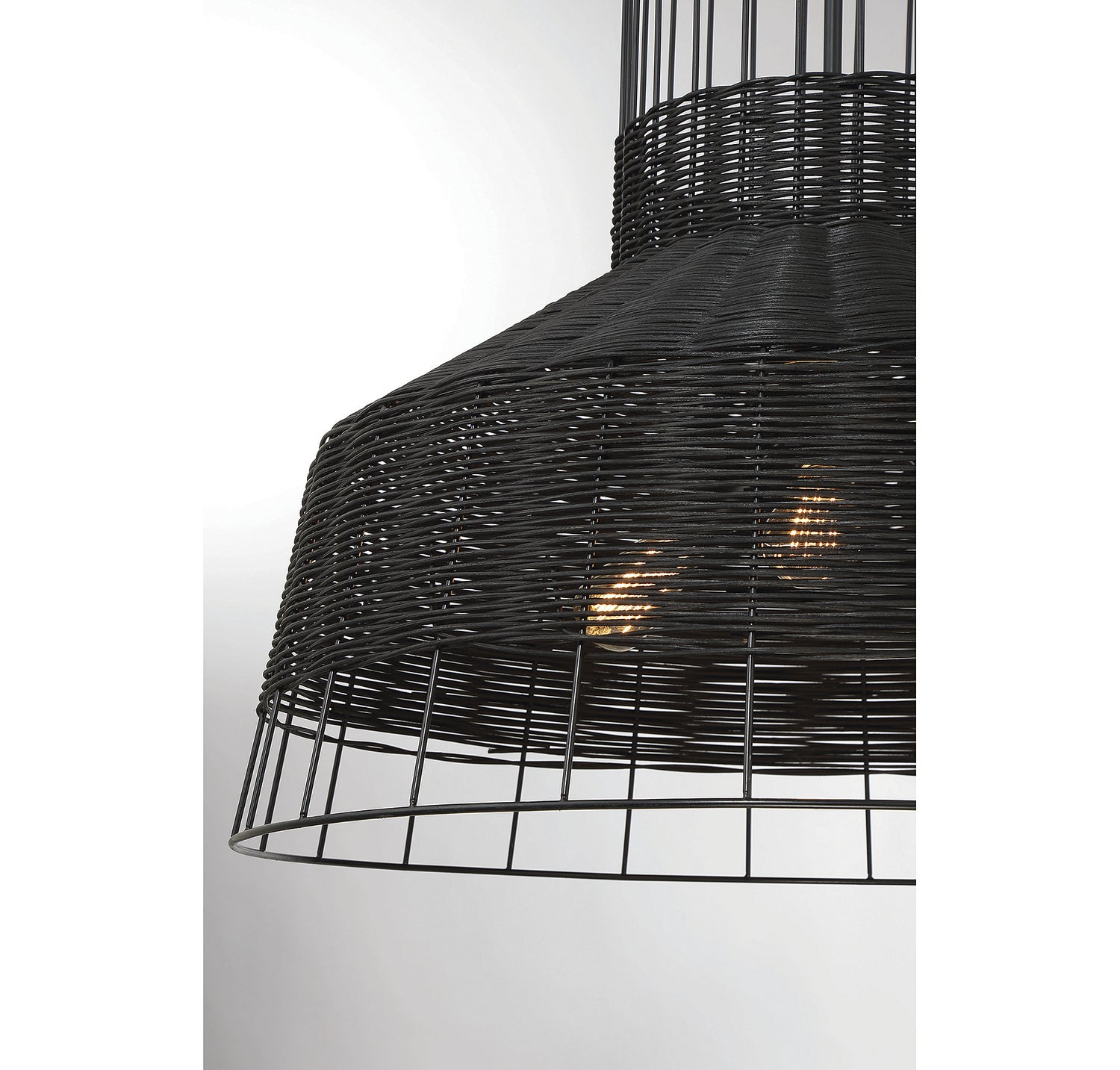 Savoy House - 7-1657-3-89 - Three Light Pendant - Pampas - Matte Black