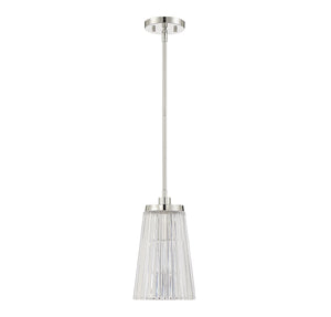 Savoy House - 7-1742-1-109 - One Light Pendant - Chantilly - Polished Nickel