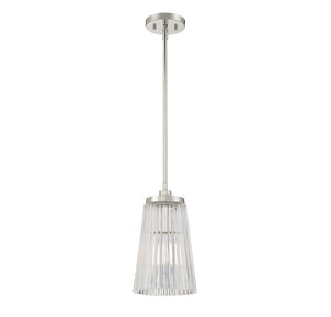 Savoy House - 7-1742-1-109 - One Light Pendant - Chantilly - Polished Nickel