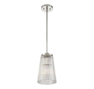 Savoy House - 7-1742-1-109 - One Light Pendant - Chantilly - Polished Nickel