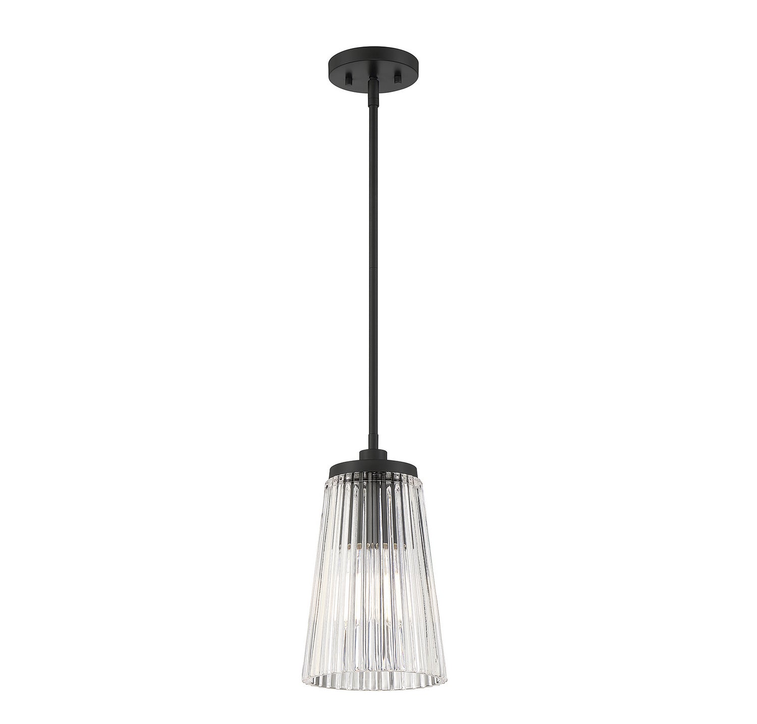 Savoy House - 7-1742-1-89 - One Light Pendant - Chantilly - Matte Black