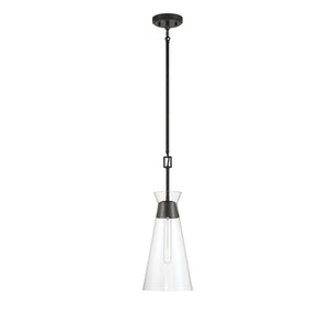 Savoy House - 7-1831-1-89 - One Light Pendant - Lakewood - Matte Black