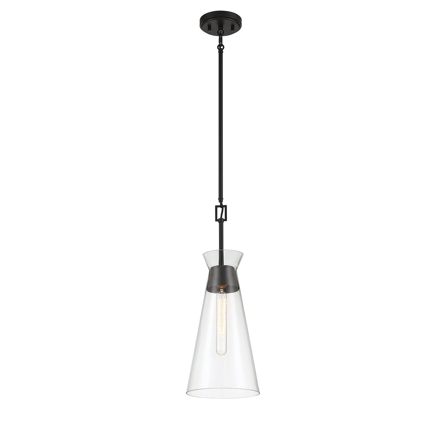 Savoy House - 7-1831-1-89 - One Light Pendant - Lakewood - Matte Black