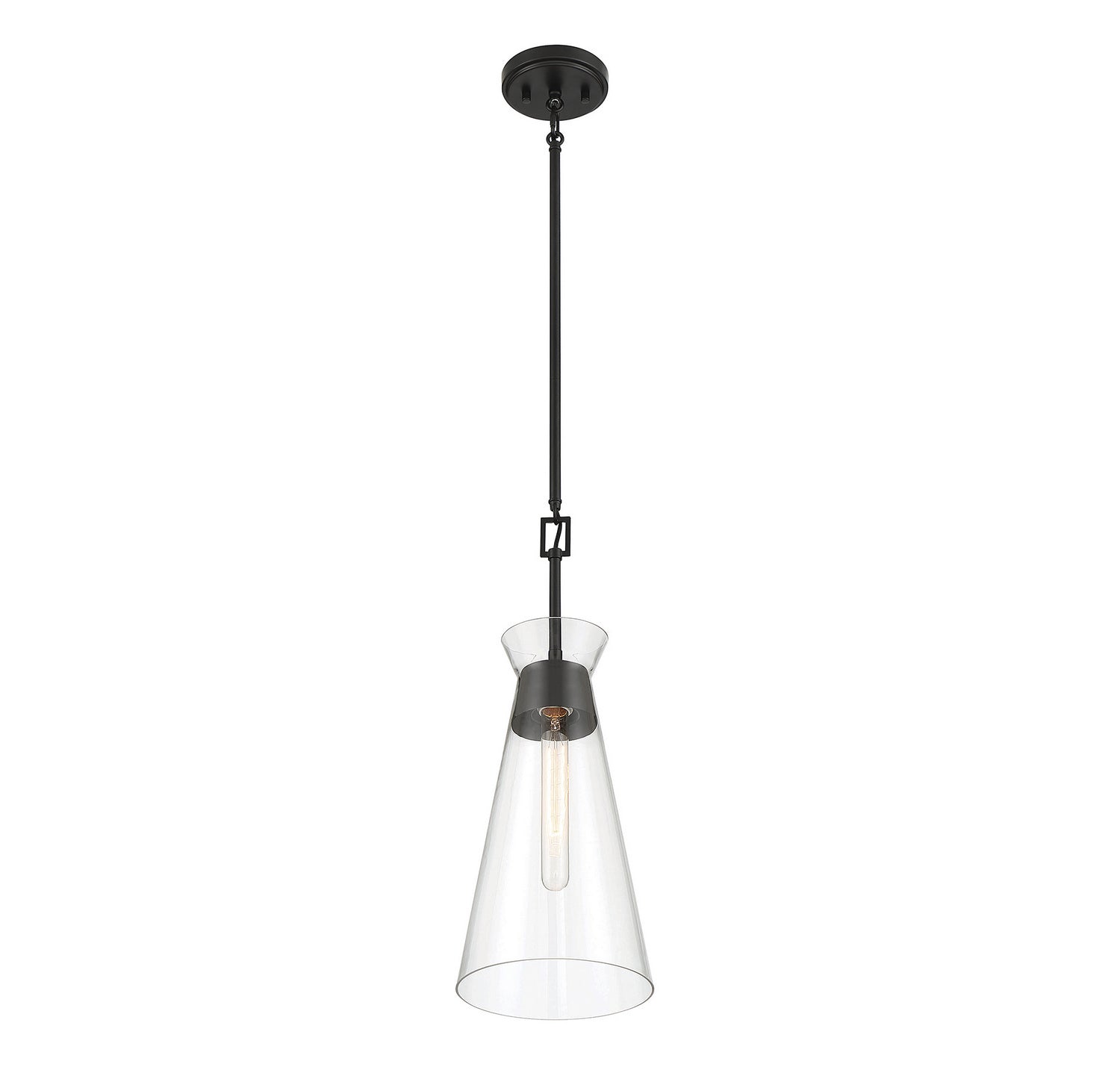 Savoy House - 7-1831-1-89 - One Light Pendant - Lakewood - Matte Black