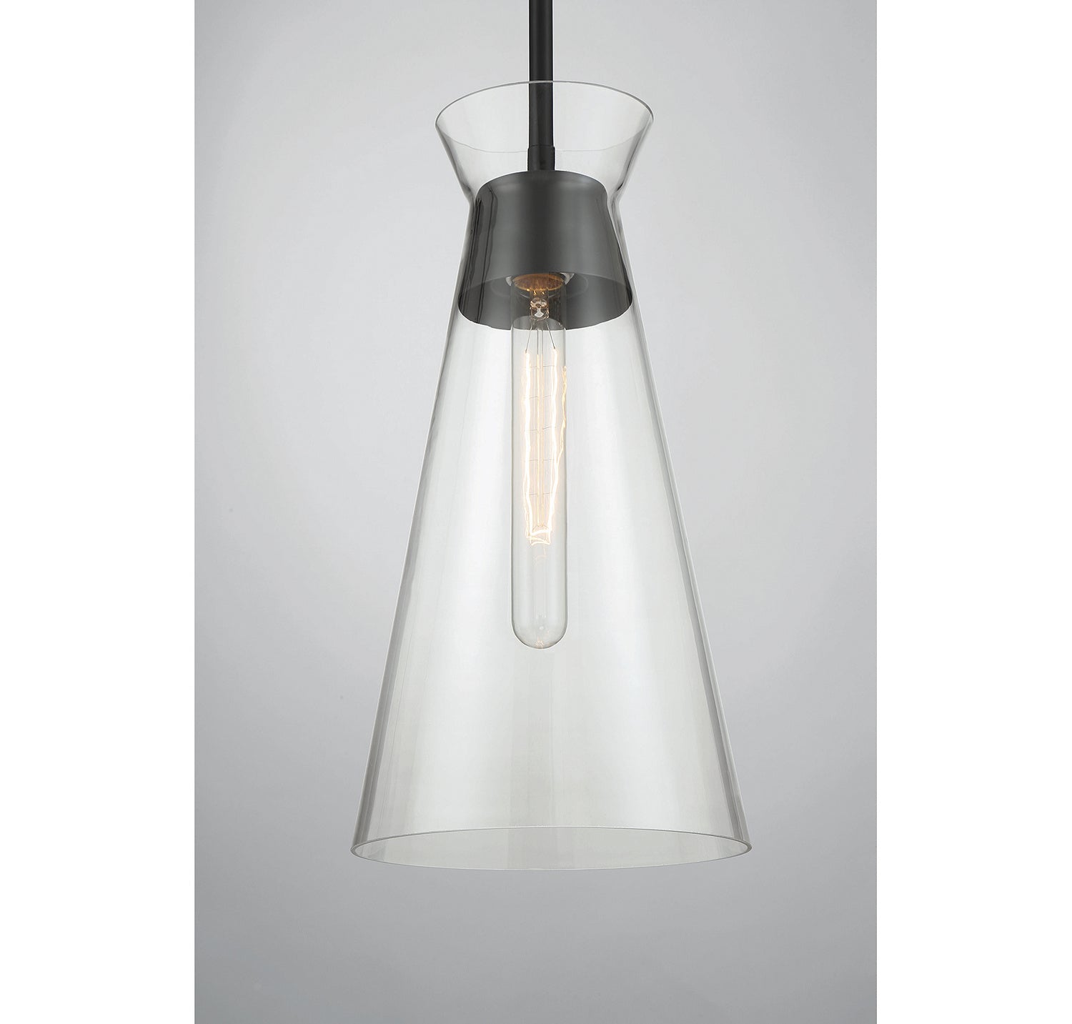 Savoy House - 7-1831-1-89 - One Light Pendant - Lakewood - Matte Black