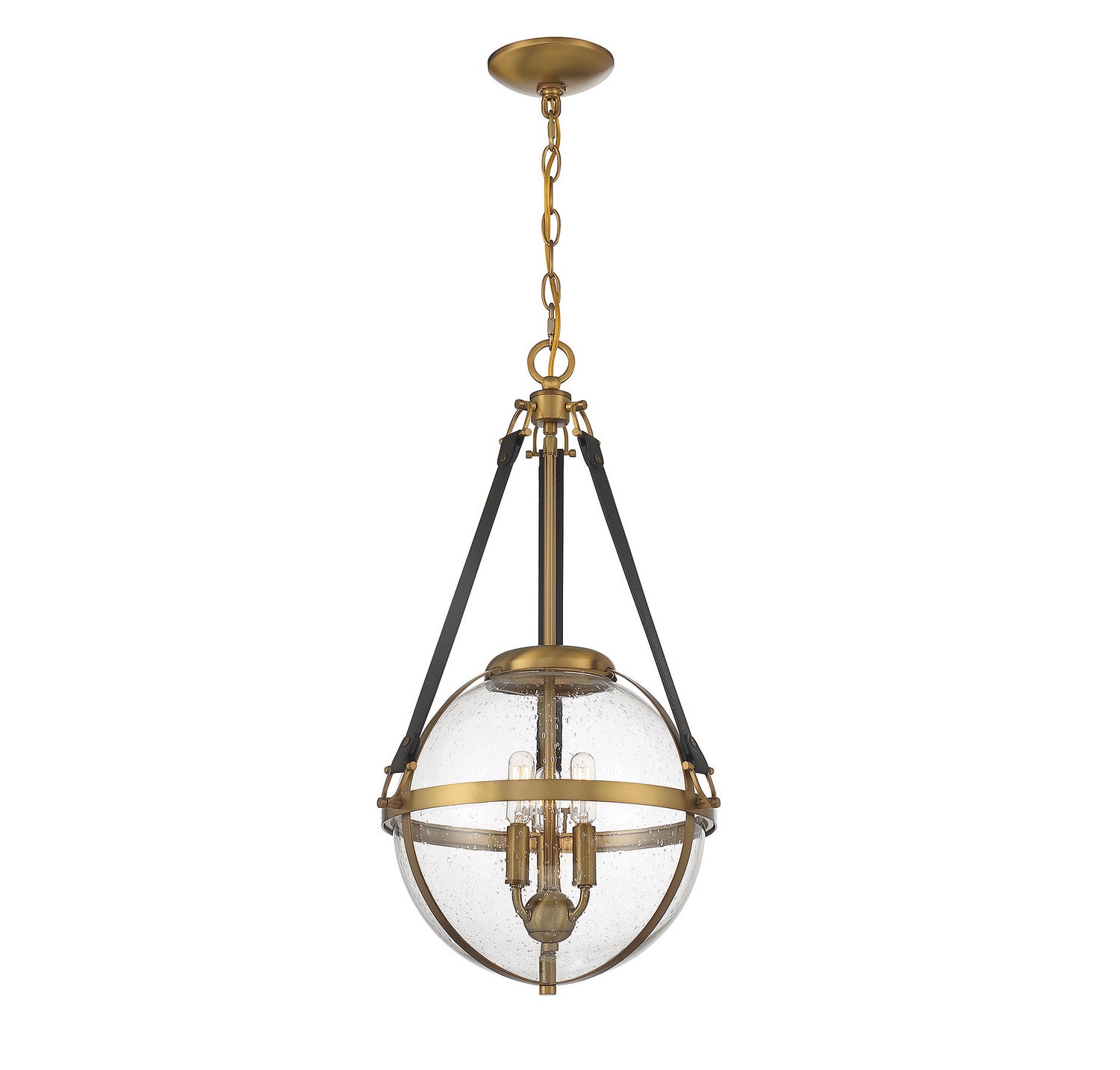 Savoy House - 7-1837-3-322 - Three Light Pendant - Bozeman - Warm Brass