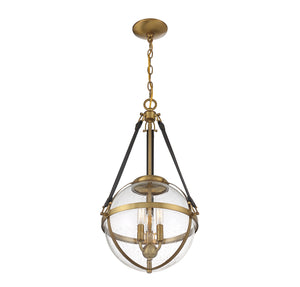 Savoy House - 7-1837-3-322 - Three Light Pendant - Bozeman - Warm Brass