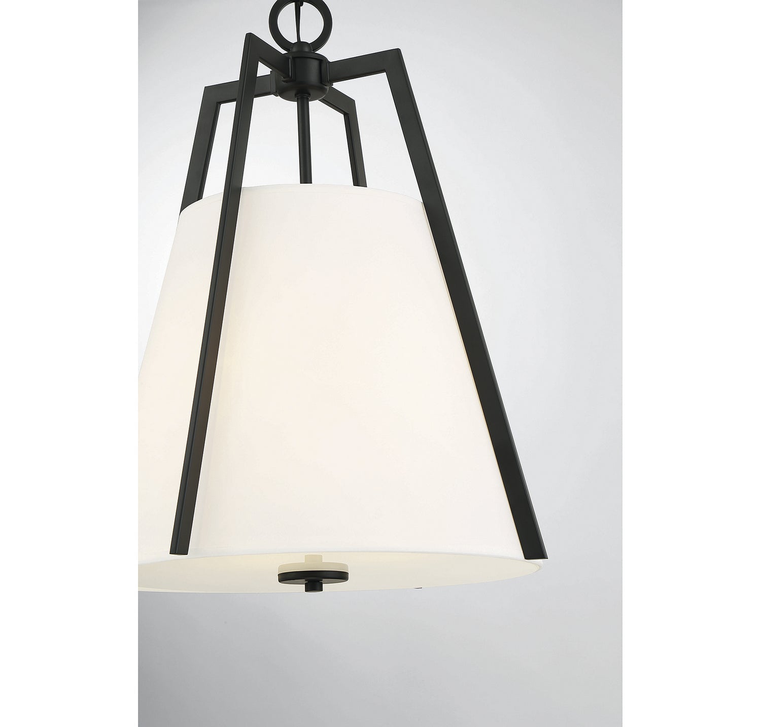 Savoy House - 7-1875-3-89 - Three Light Pendant - Mansfield - Matte Black