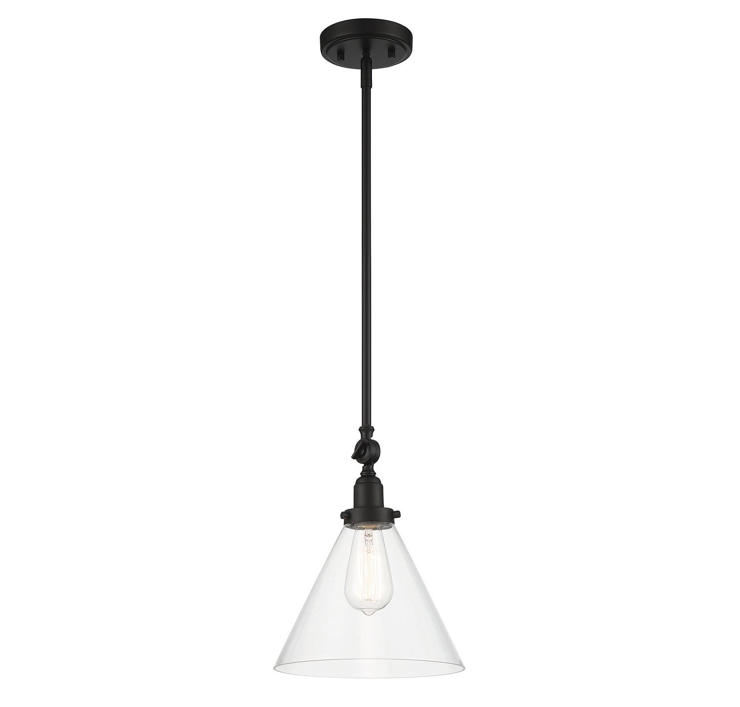 Savoy House - 7-9132-1-89 - One Light Pendant - Drake - Matte Black