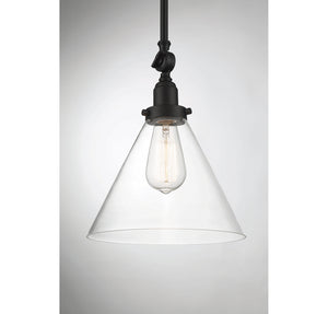 Savoy House - 7-9132-1-89 - One Light Pendant - Drake - Matte Black