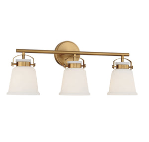 Savoy House - 8-1627-3-322 - Three Light Bathroom Vanity - Kaden - Warm Brass