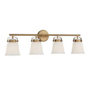 Savoy House - 8-1627-4-322 - Four Light Bathroom Vanity - Kaden - Warm Brass