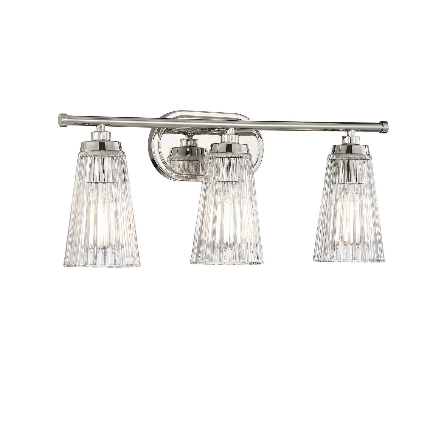 Savoy House - 8-1745-3-109 - Three Light Bathroom Vanity - Chantilly - Polished Nickel