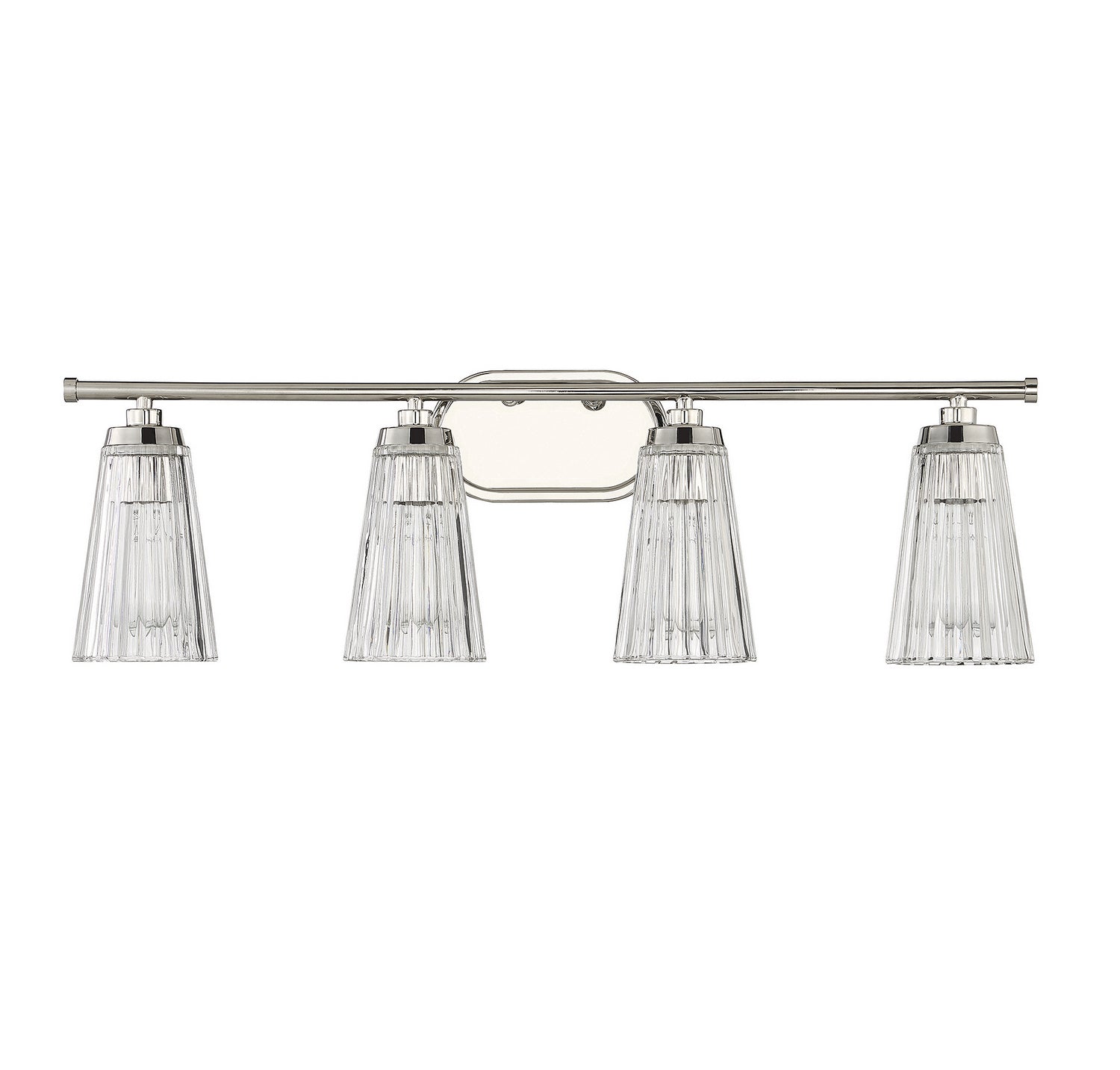 Savoy House - 8-1745-4-109 - Four Light Bathroom Vanity - Chantilly - Polished Nickel