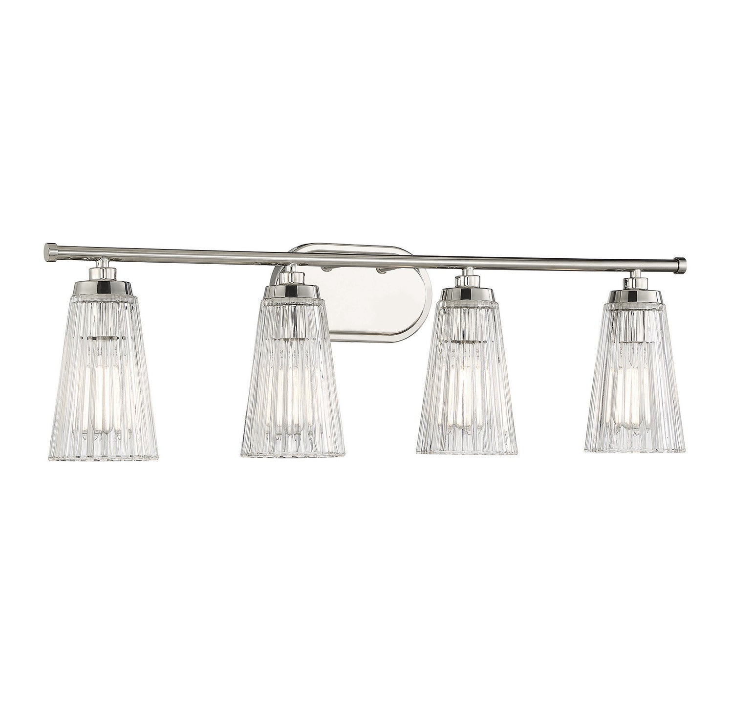 Savoy House - 8-1745-4-109 - Four Light Bathroom Vanity - Chantilly - Polished Nickel