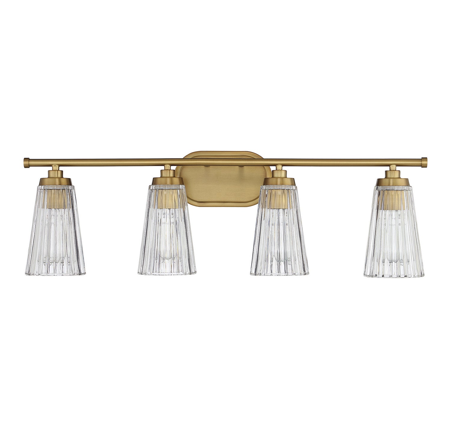 Savoy House - 8-1745-4-322 - Four Light Bathroom Vanity - Chantilly - Warm Brass