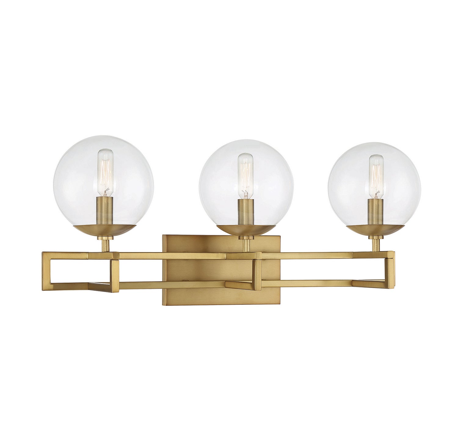 Savoy House - 8-1860-3-322 - Three Light Bathroom Vanity - Crosby - Warm Brass