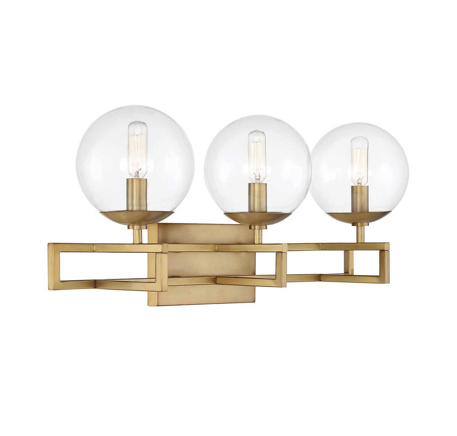 Savoy House - 8-1860-3-322 - Three Light Bathroom Vanity - Crosby - Warm Brass