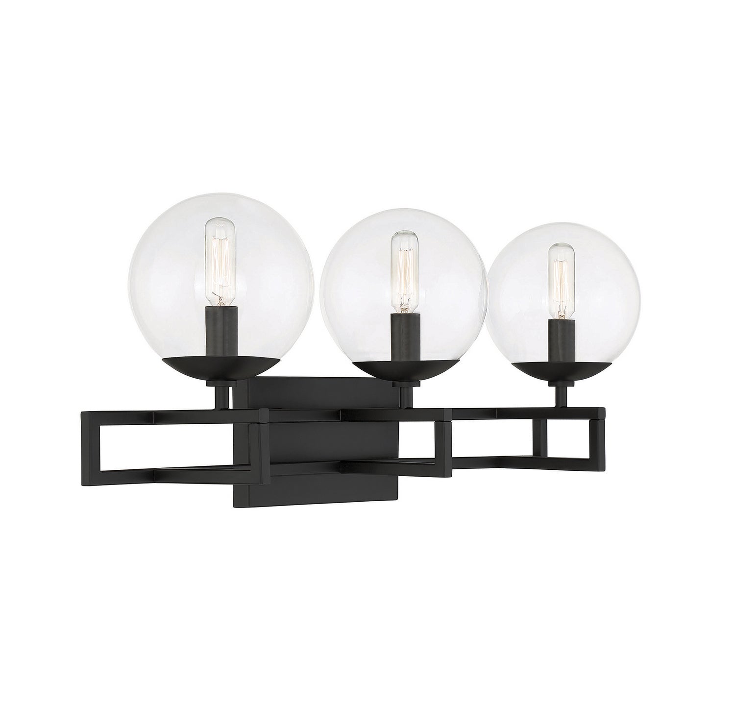 Savoy House - 8-1860-3-BK - Three Light Bathroom Vanity - Crosby - Matte Black