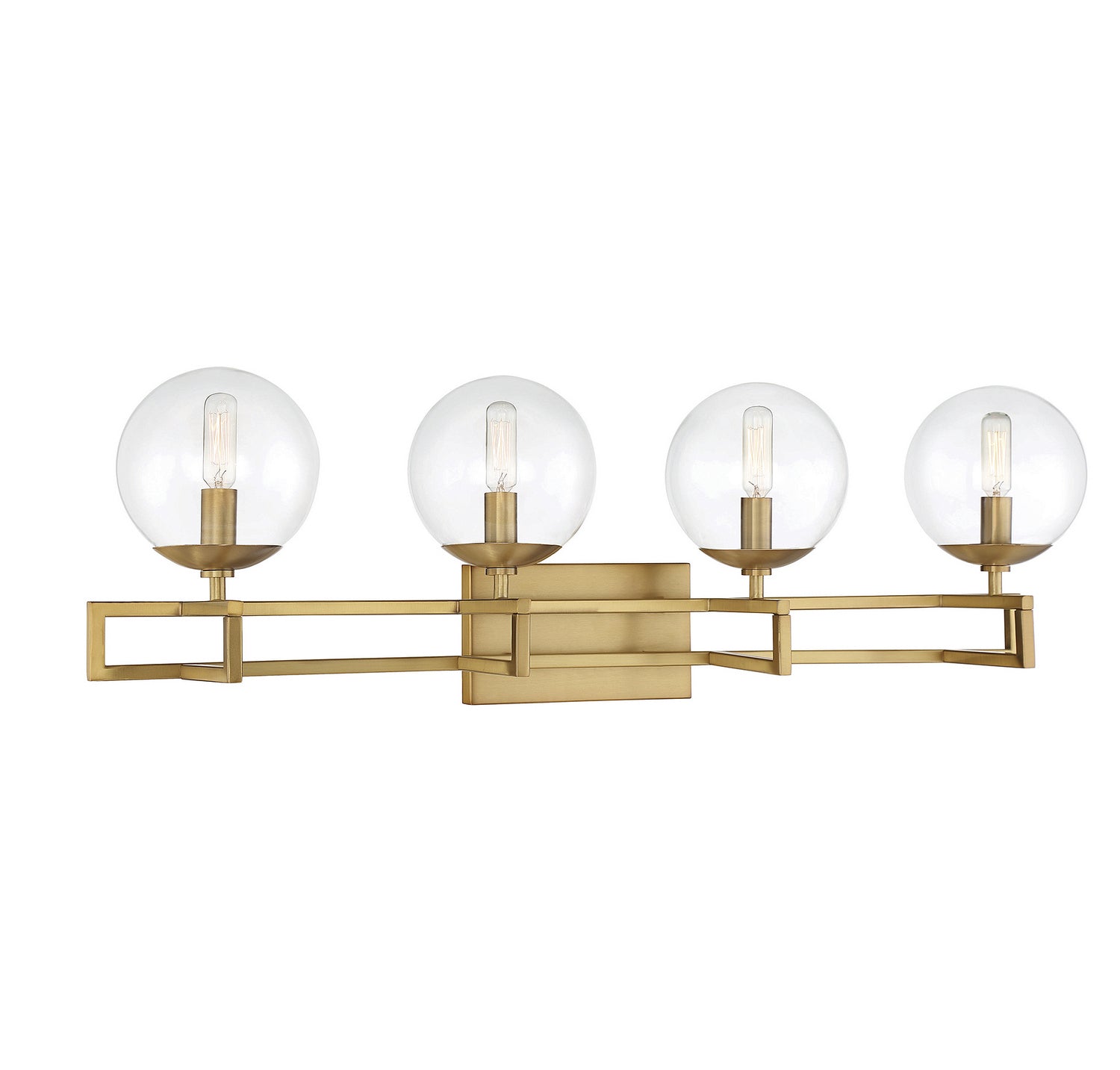 Savoy House - 8-1860-4-322 - Four Light Bathroom Vanity - Crosby - Warm Brass