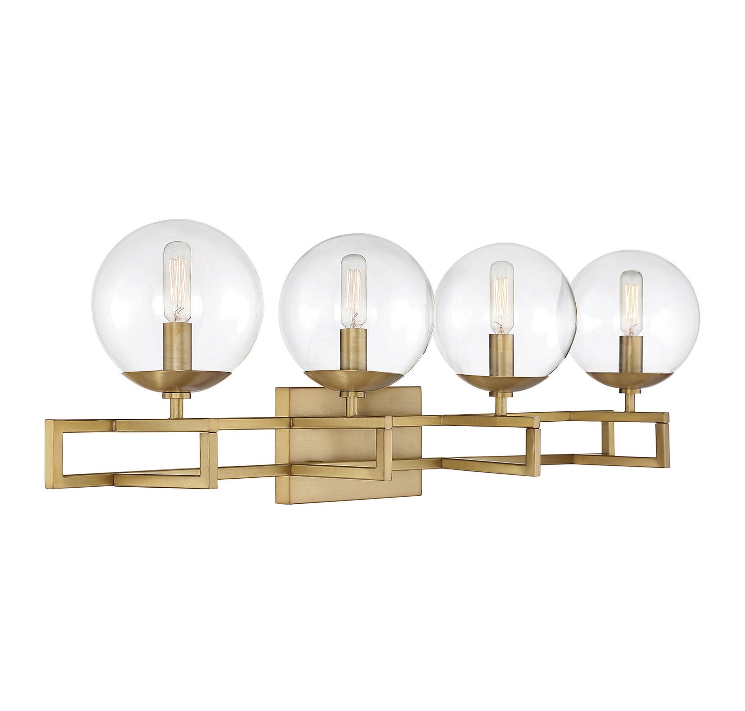 Savoy House - 8-1860-4-322 - Four Light Bathroom Vanity - Crosby - Warm Brass