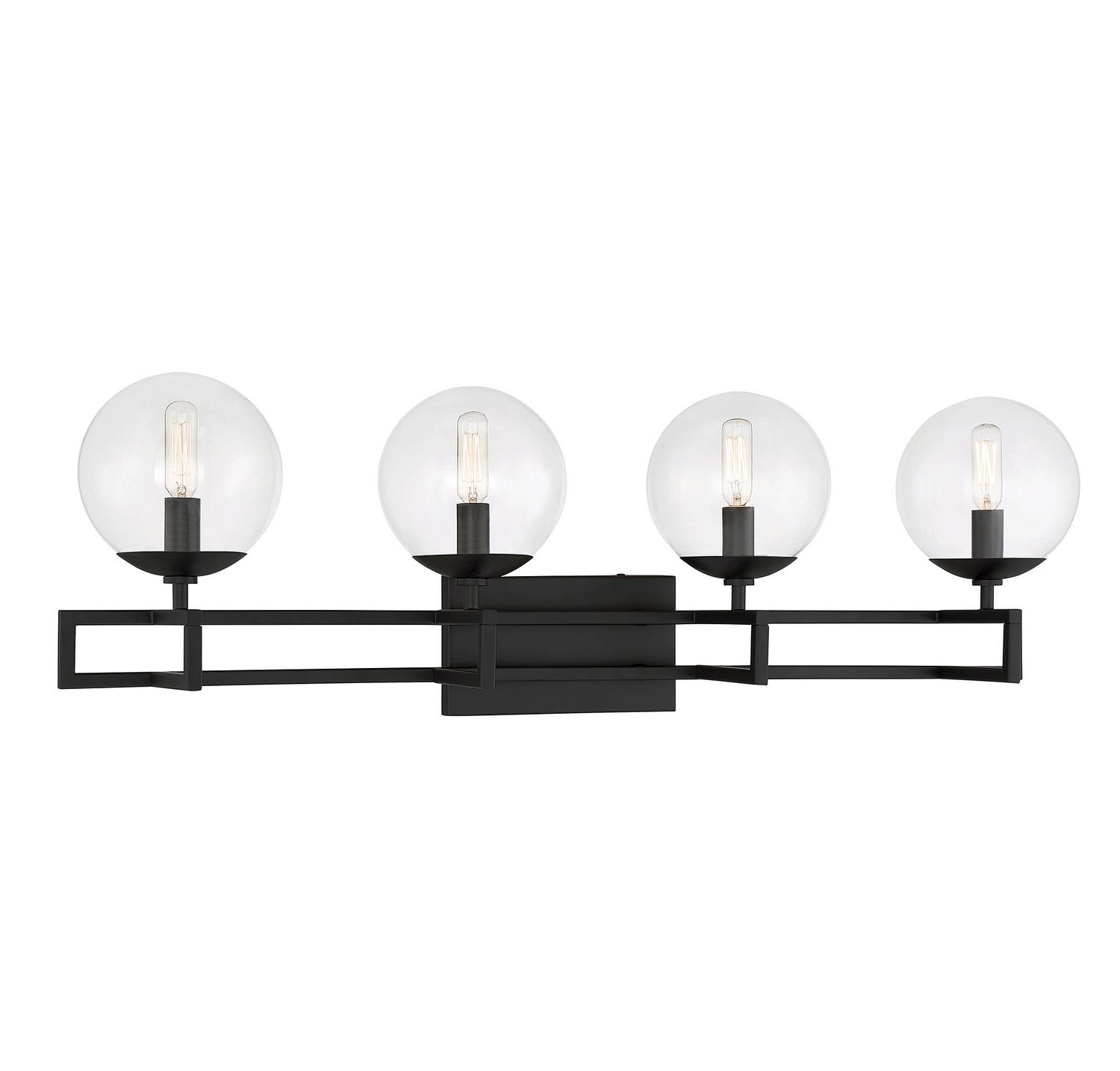 Savoy House - 8-1860-4-BK - Four Light Bathroom Vanity - Crosby - Matte Black