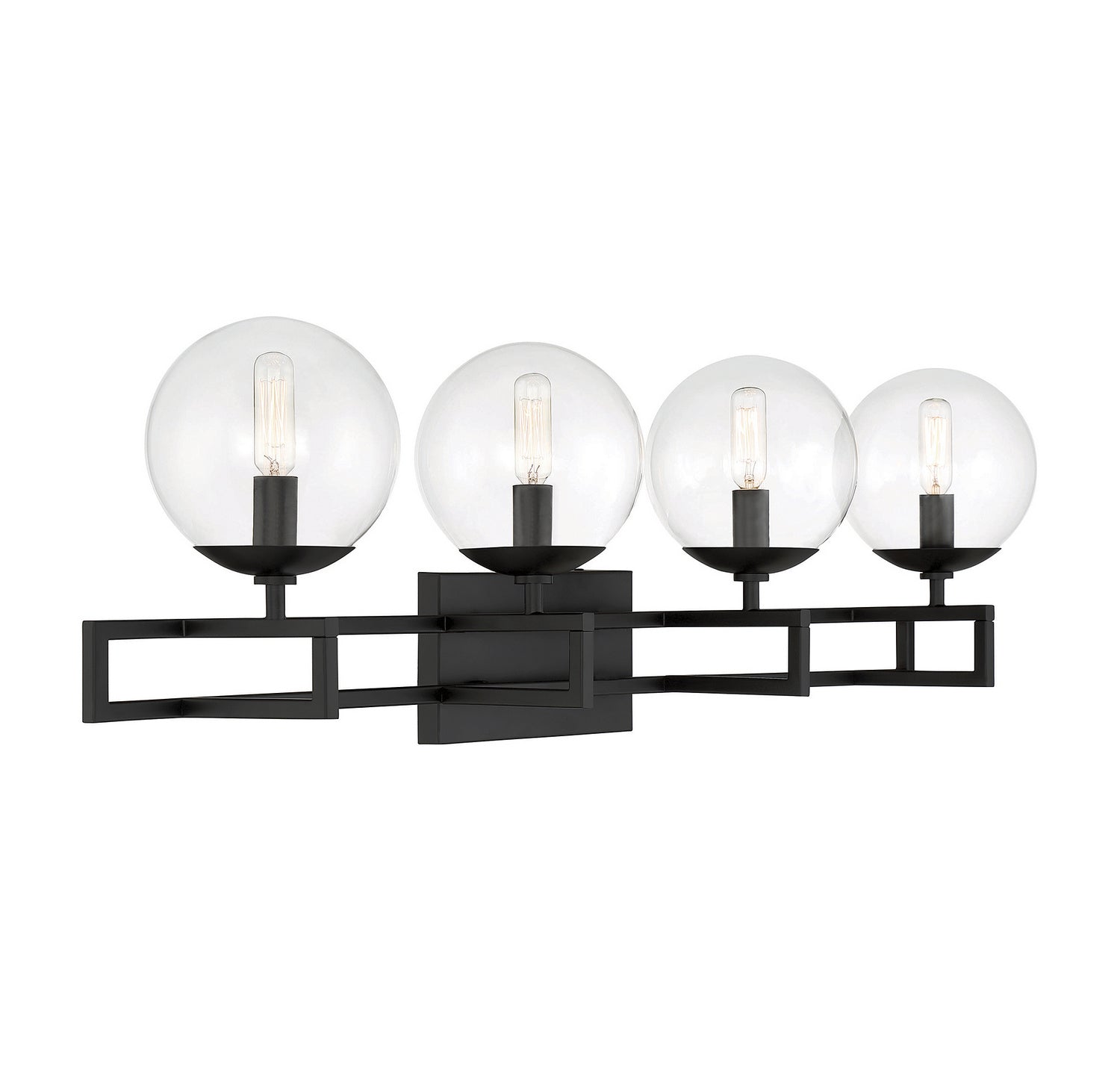 Savoy House - 8-1860-4-BK - Four Light Bathroom Vanity - Crosby - Matte Black