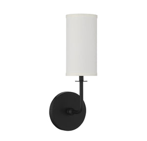 Savoy House - 9-1755-1-89 - One Light Wall Sconce - Powell - Matte Black