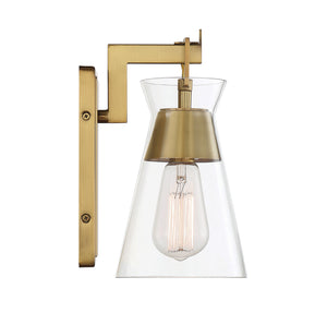 Savoy House - 9-1830-1-322 - One Light Wall Sconce - Lakewood - Warm Brass