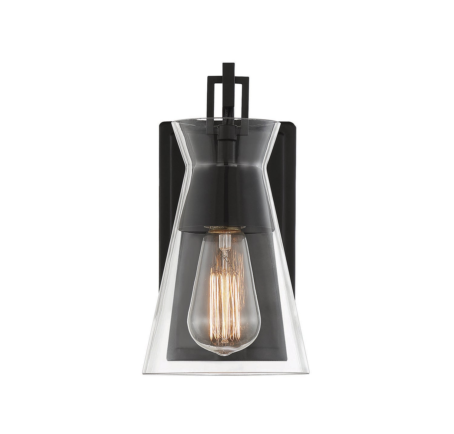 Savoy House - 9-1830-1-89 - One Light Wall Sconce - Lakewood - Matte Black