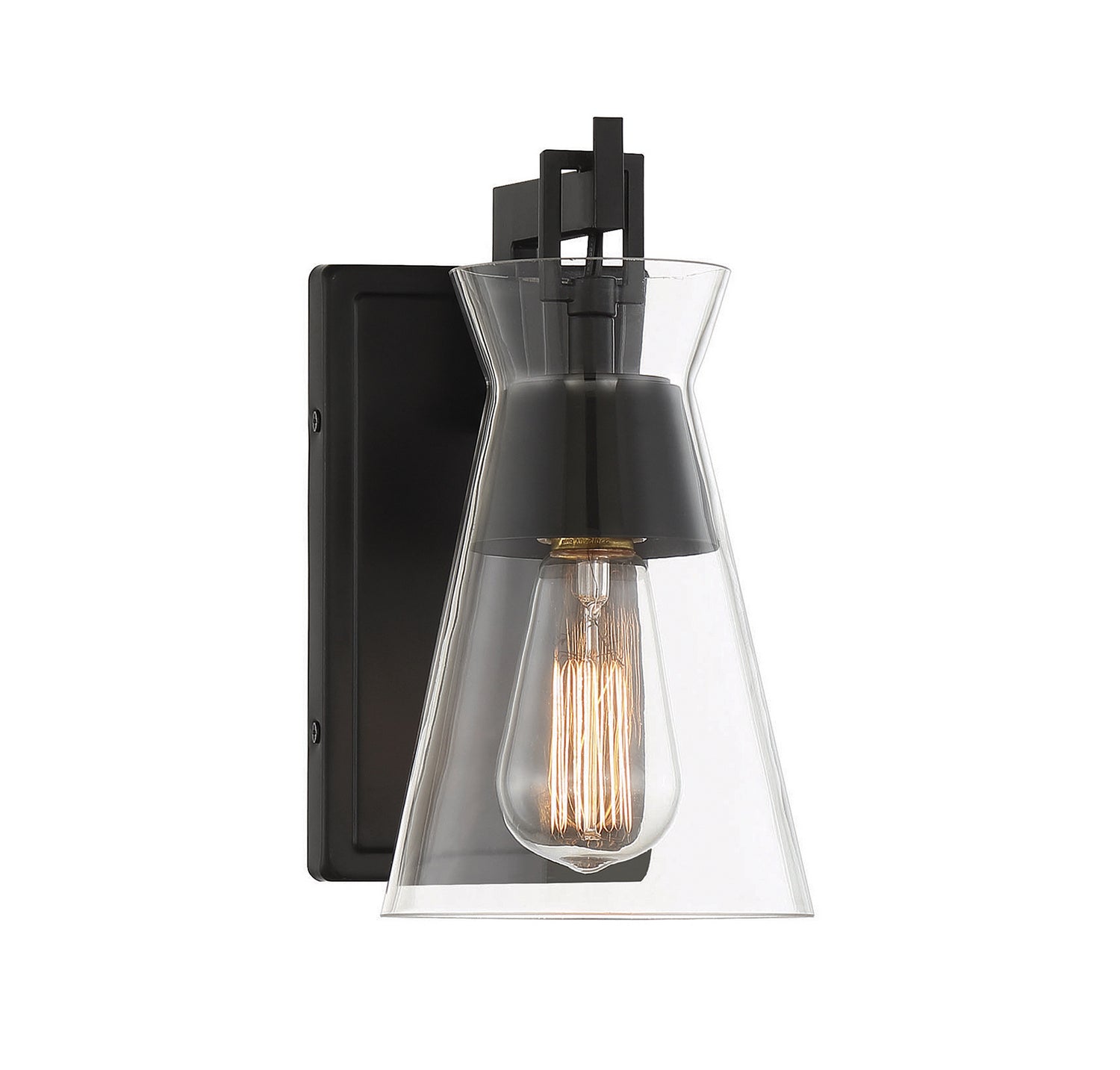 Savoy House - 9-1830-1-89 - One Light Wall Sconce - Lakewood - Matte Black