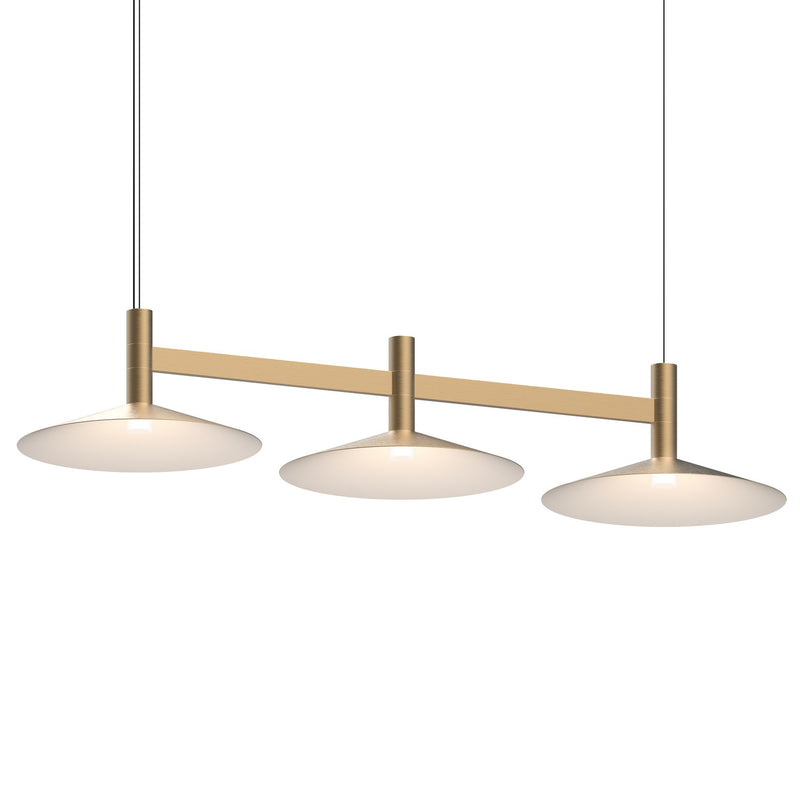 Sonneman - 1783.14 - LED Linear Pendant - Systema Staccato - Brass Finish