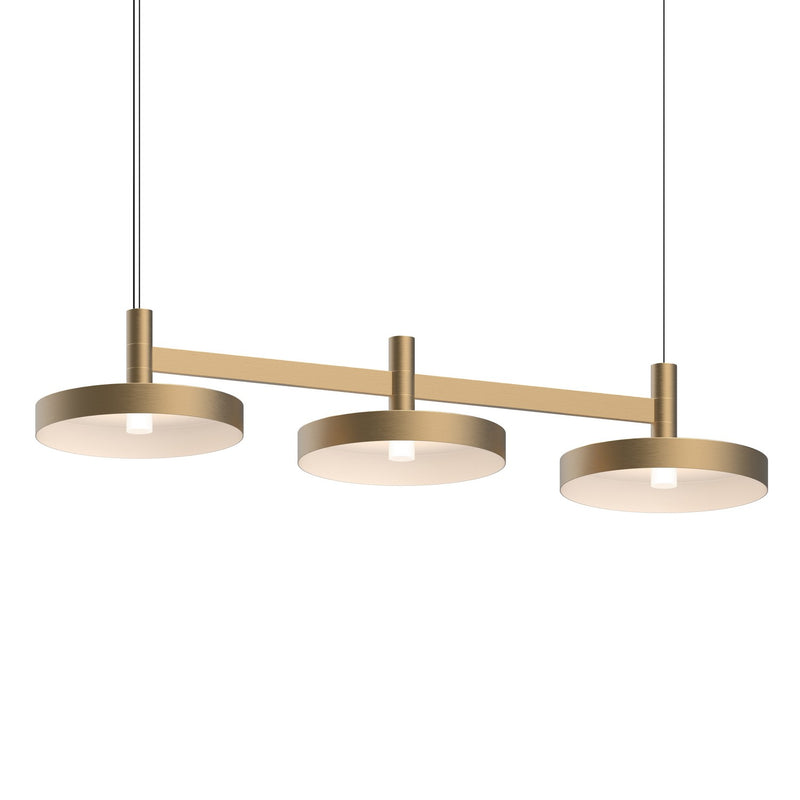 Sonneman - 1783.14 - LED Linear Pendant - Systema Staccato - Brass Finish