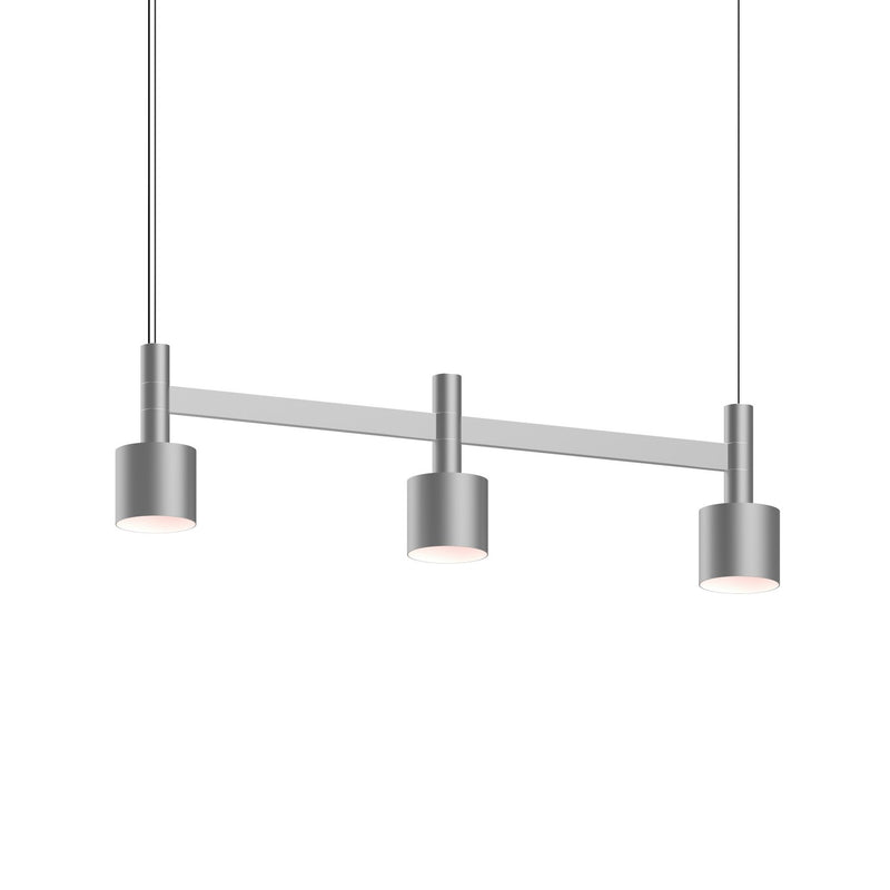 Sonneman - 1783.16 - LED Linear Pendant - Systema Staccato - Bright Satin Aluminum