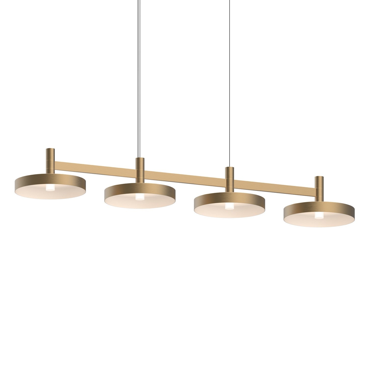 Sonneman - 1784.14 - LED Linear Pendant - Systema Staccato - Brass Finish